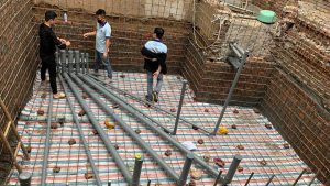 thổi luồng hồ koi