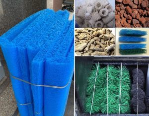 vật liệu lọc hồ koi