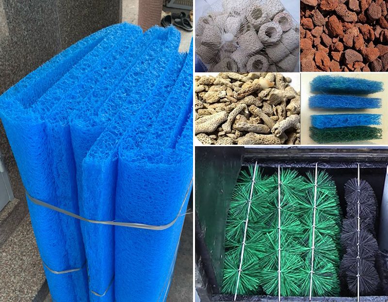 vật liệu lọc hồ koi